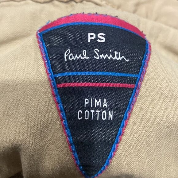 PS Paul Smith Pima Cotton Flat Front Shorts Size 30 Excellent Condition Inseam 8 - Picture 3 of 7